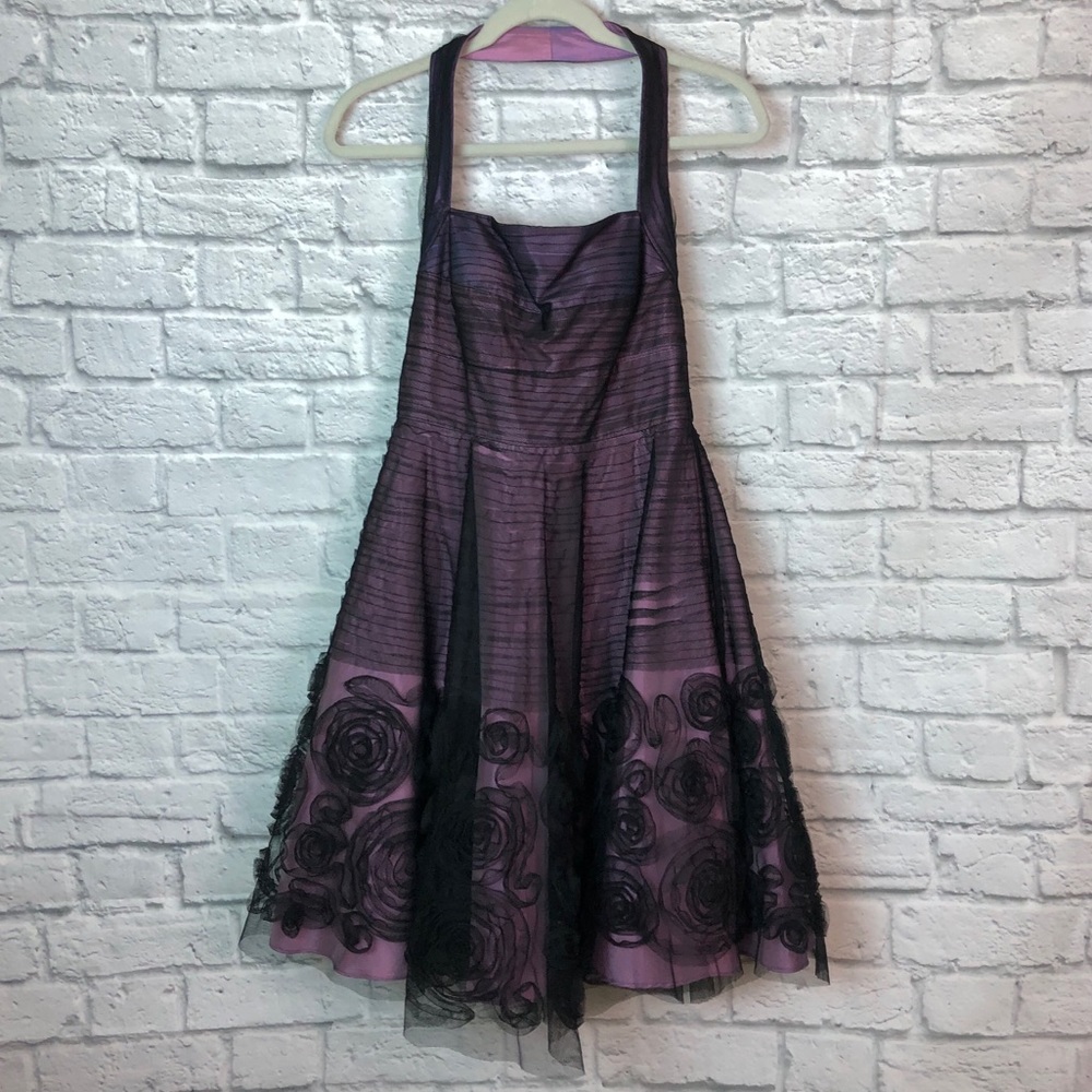 NWT Jessica Simpson size 4 short prom dress purple